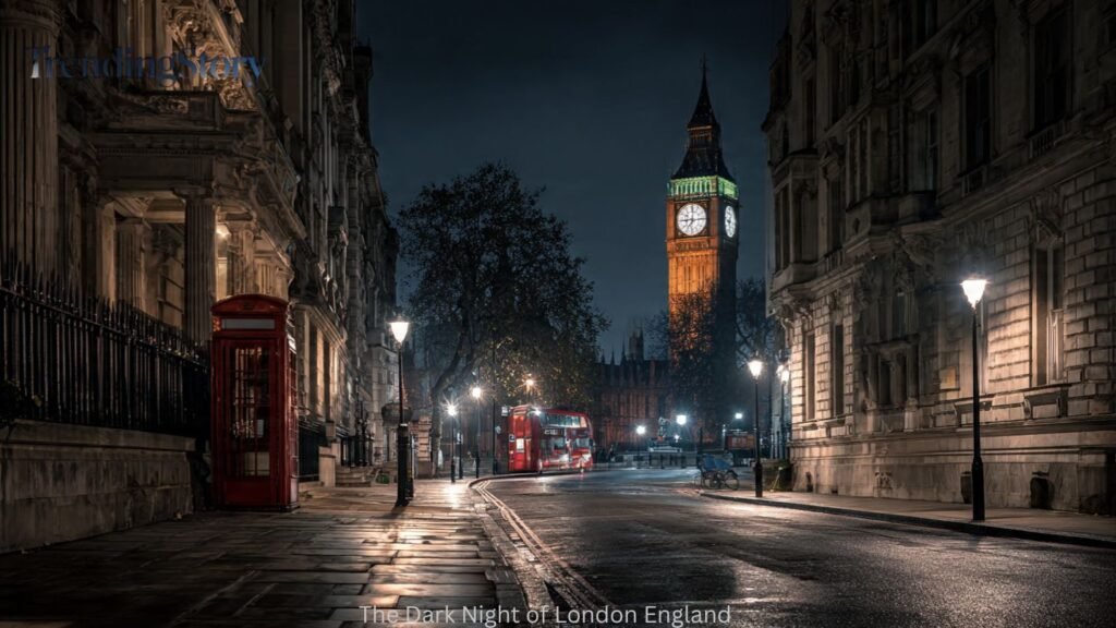 The Dark Night of London England